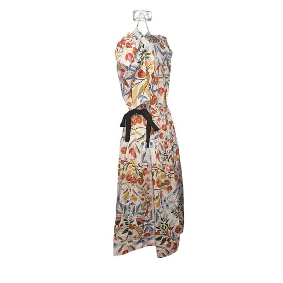NEW WITH TAGS SHOWSTOPPER BEAUTIFUL JESSIE ZHAO NEW YORK Flower Cotton Midi Dres - Picture 8 of 16